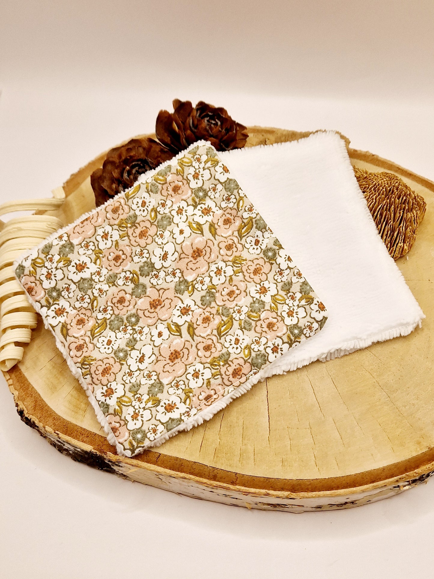 Lingettes coton lavable