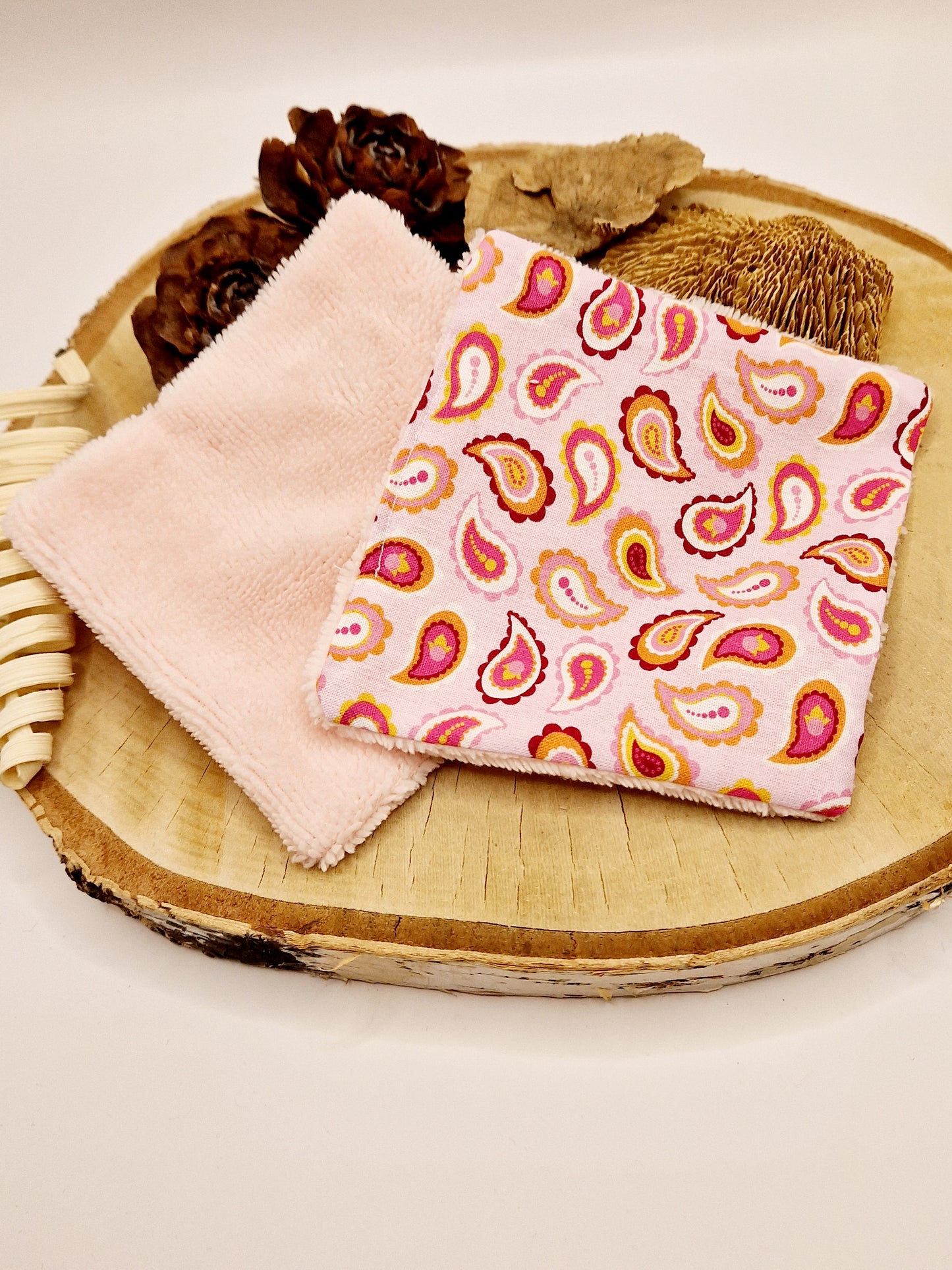 Lingettes coton lavable