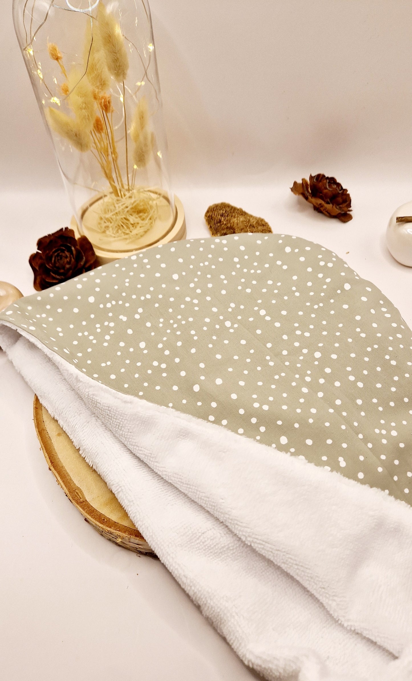 Serviette ruban cheveux