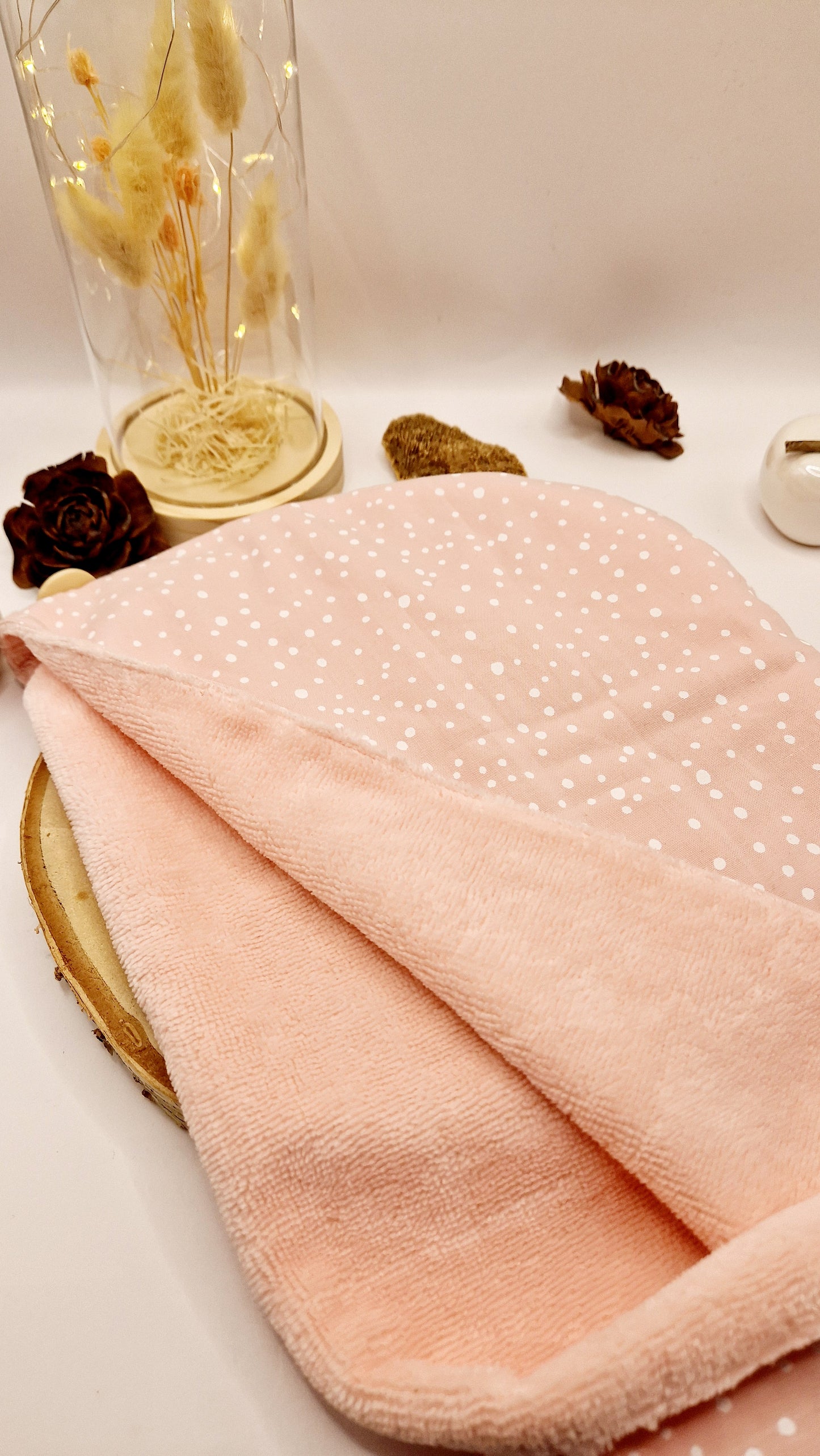 Serviette ruban cheveux